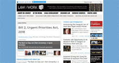 Desktop Screenshot of lawofwork.ca