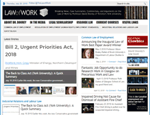 Tablet Screenshot of lawofwork.ca